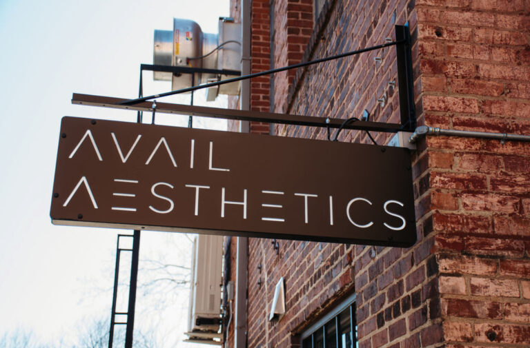 Avail Aesthetics - Asheville - signage